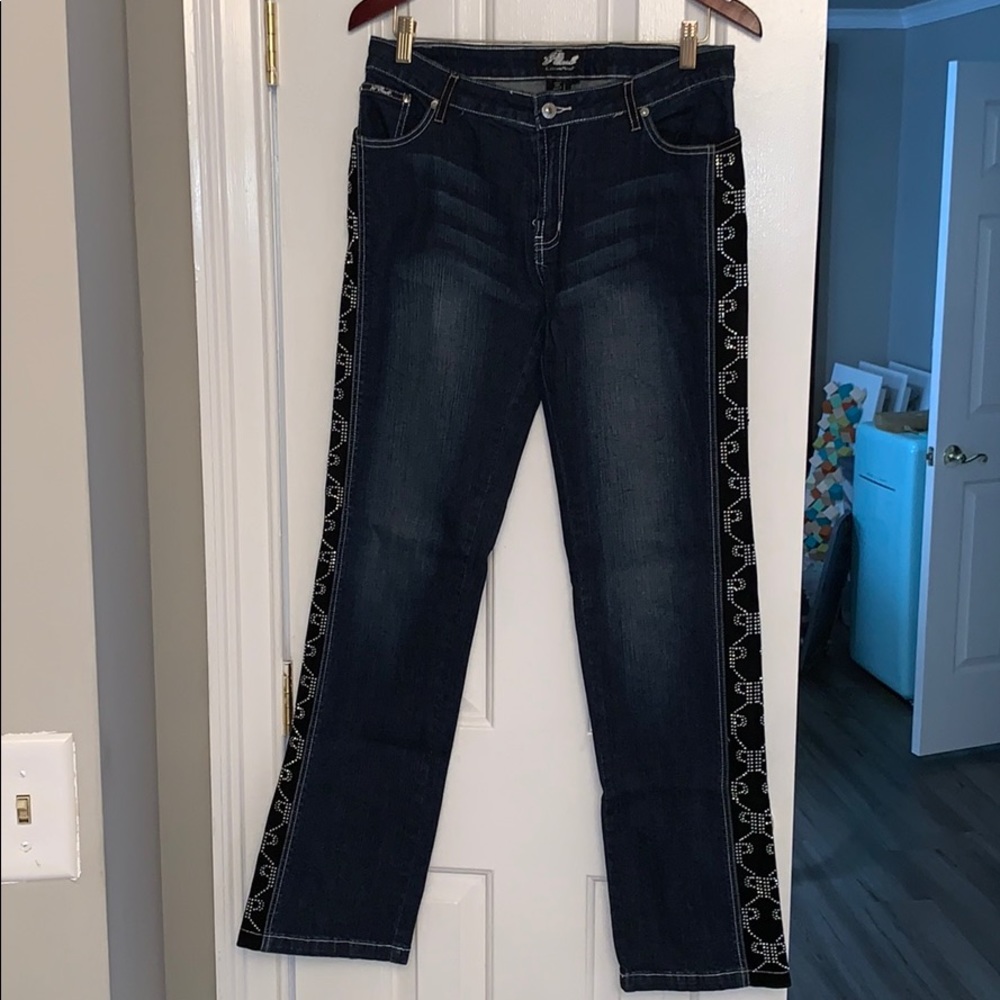 Sequined jeans size 11